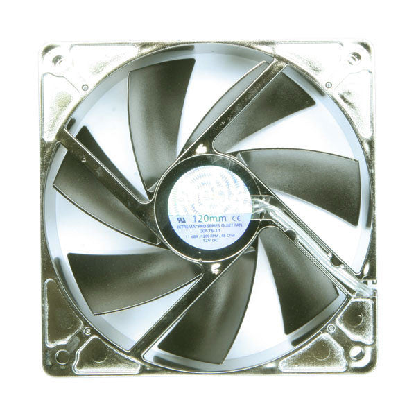SilenX Ixtrema Pro 120mm x 120mm x 38mm 12V High-Performance Cooling Fan - IXP-76-18 - Perfect for PC Gaming, Server Cooling, and Computer Case Ventilation