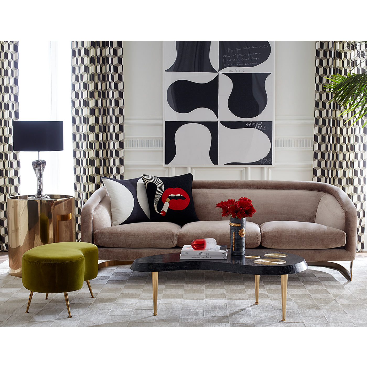 Paule Marrot Black and White Abstract Series 1 - Modern Art Prints for Home & Office Decor