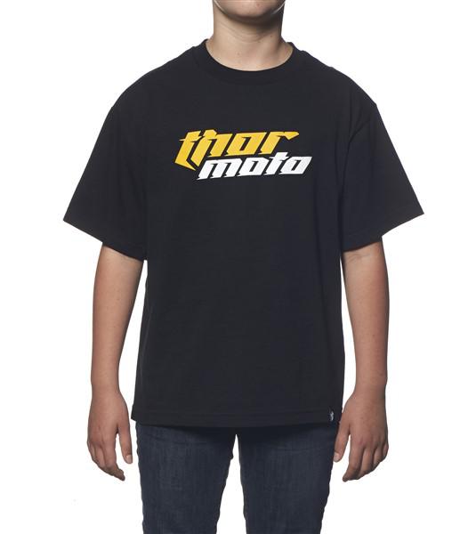 TEE THOR TOTAL MOTO BLACK XS Motorcycle T-Shirt - Comfortable Riding Shirt for Men & Women - Perfect for Bikers, Motorcycle Enthusiasts & Casual Wear