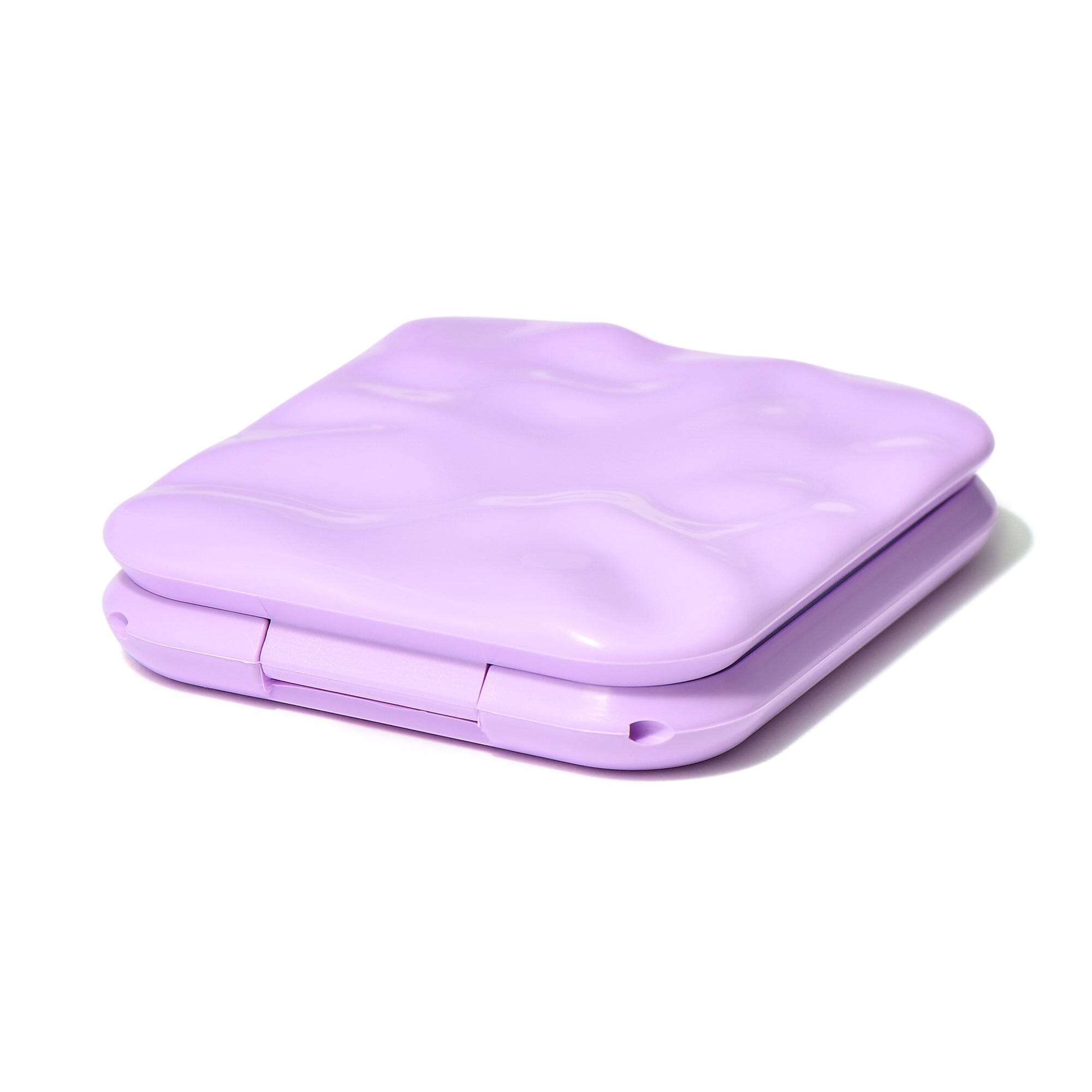 Blanche LED Compact Mirror with Bright Lights - Portable Makeup Mirror for Travel, Home, and Vanity (Purple) - Perfect for Touch-Ups, Makeup Application, and On-the-Go Beauty