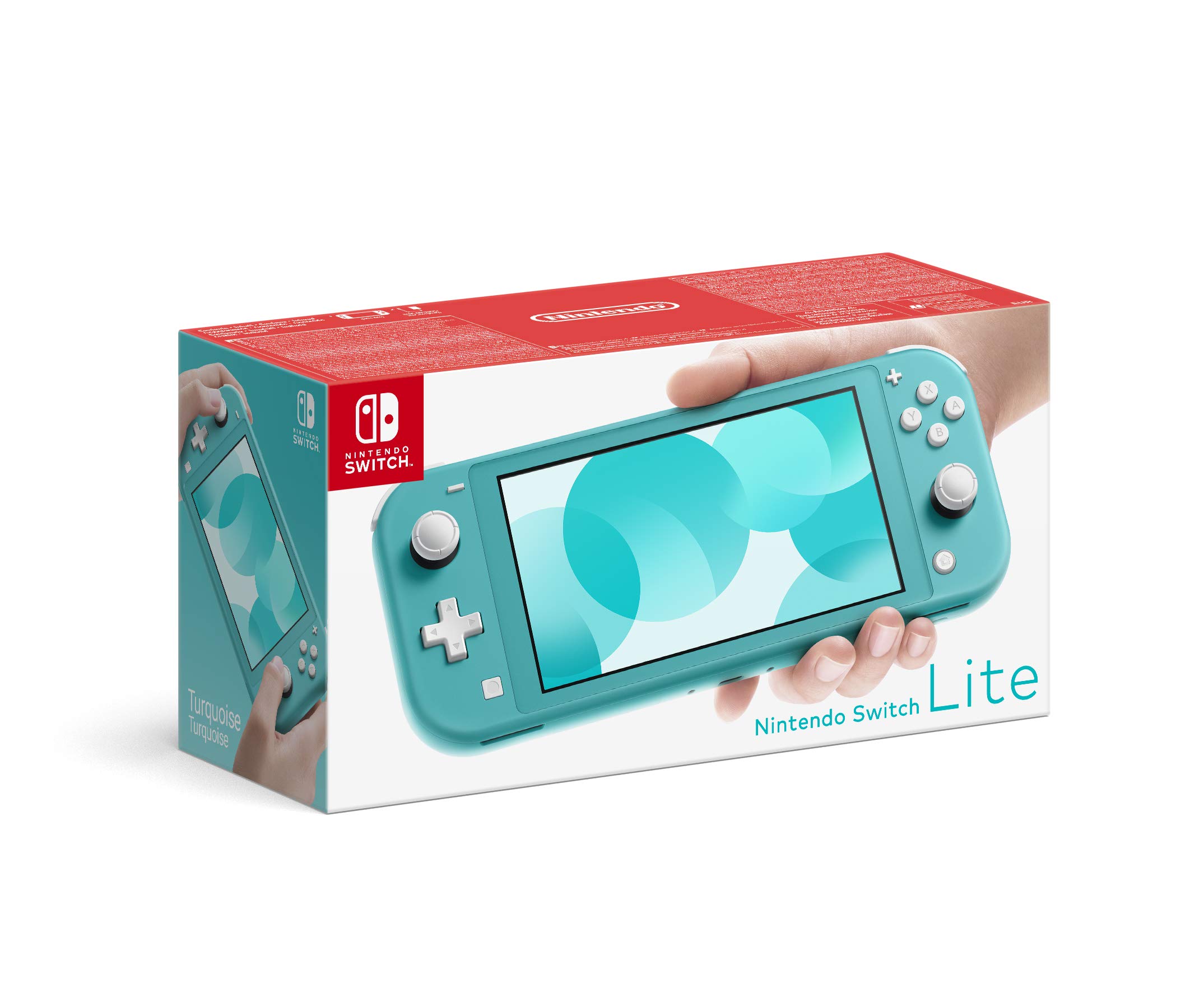 Nintendo Switch Lite - Turquoise Blue Handheld Console with Rayman Legends Definitive Edition Digital Game Code | Portable Gaming for Travel, Commuting & Home Entertainment