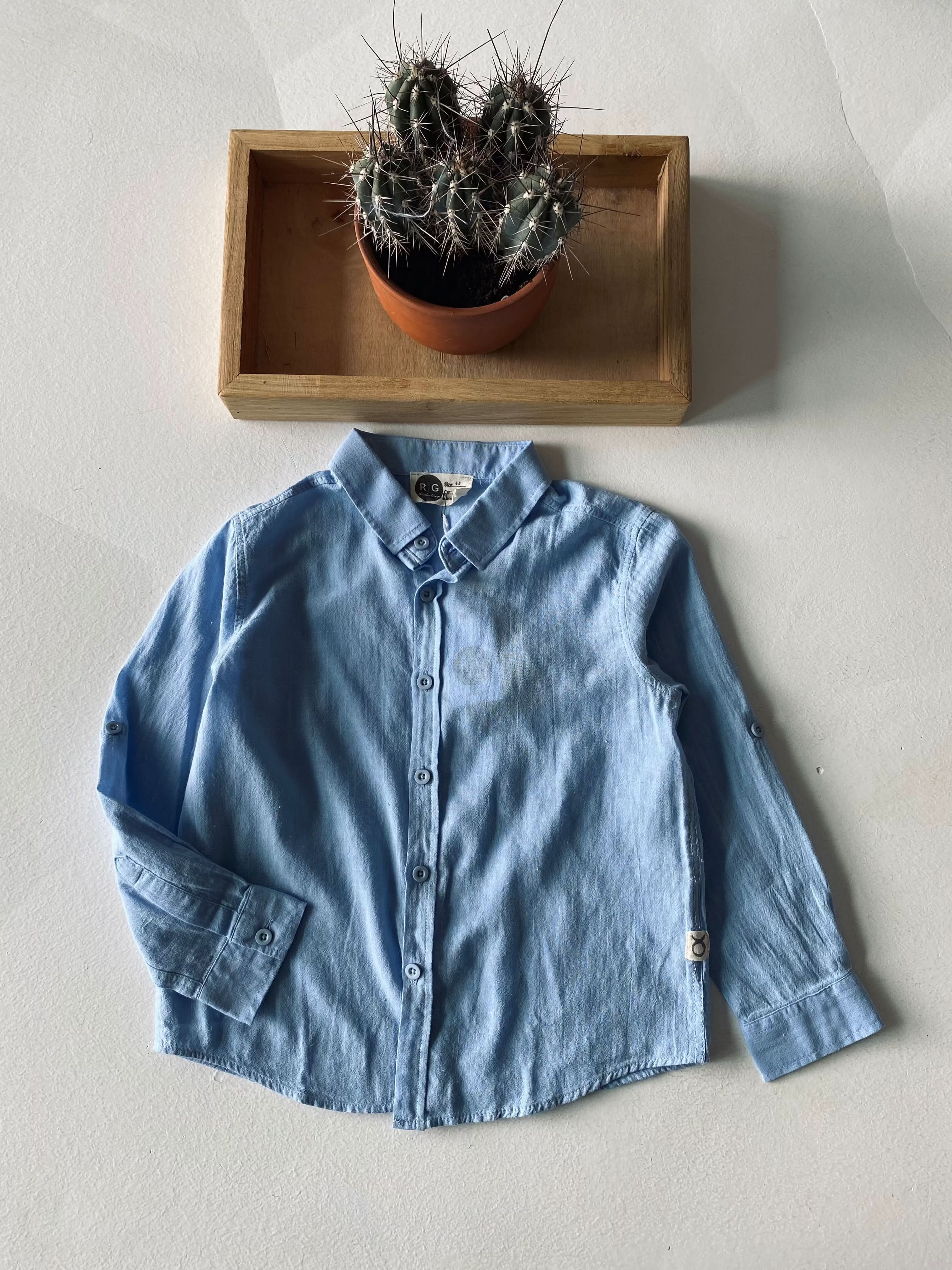 Kids Long Sleeve Shirt for Boys & Girls Ages 3-9 | Comfortable Cotton Casual Top for School, Play & Everyday Wear