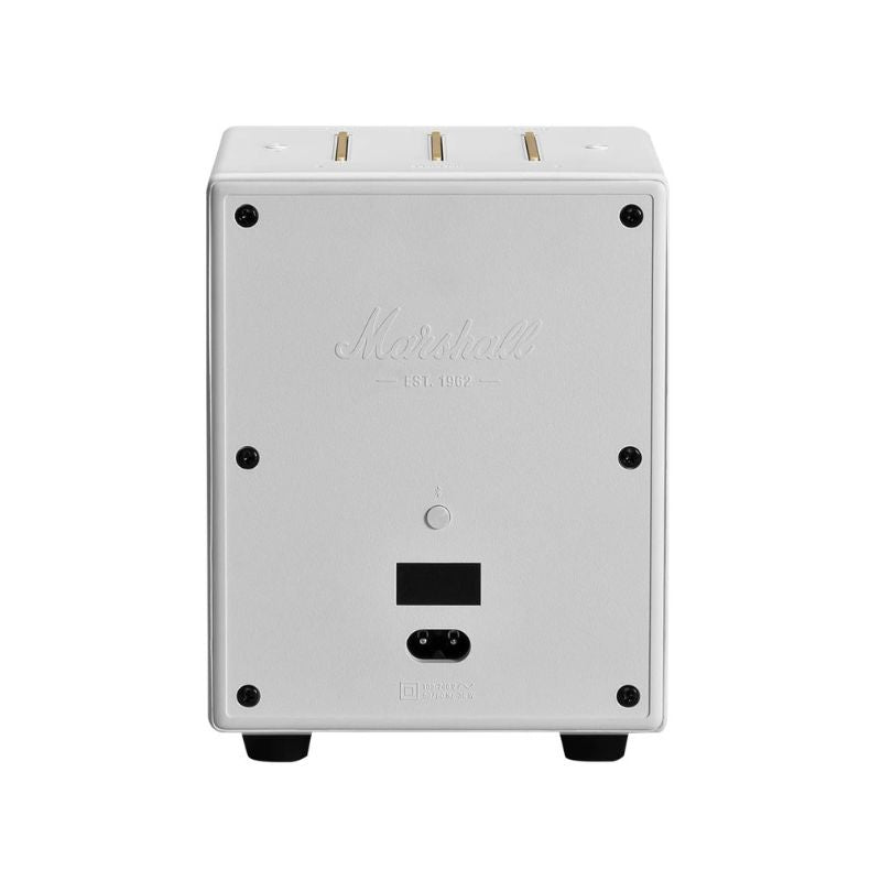 Marshall Uxbridge Smart Speaker with Alexa - White | Wireless Bluetooth Speaker for Home, Office & Outdoor Use