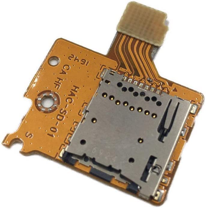 Nintendo Switch NS NX Micro SD TF Card Slot Socket Reader Board Replacement - Compatible with Switch Console Memory Expansion & Game Storage