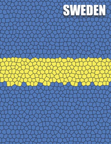 Sweden Flag Sketchbook - 8.5 x 11 Inch Blank Drawing Notebook for Artists & Beginners | Swedish National Flag Design | Perfect Gift for Sketching, Journaling & Travel | Ideal for Sweden Fans & Patriotic Art Projects