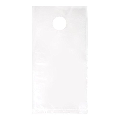 ClearBags 6 x 9 Inch Clear Plastic Door Hanger Bags (Pack of 1000) - Waterproof & Durable Poly Hanging Bags for Flyers, Coupons, Promotions | Perfect for Mail, Newspaper & Door Knob Delivery | Protects Against Rain, Dirt & Bugs | Ideal for Restaurants, Retail Stores & Real Estate Marketing (DK1)