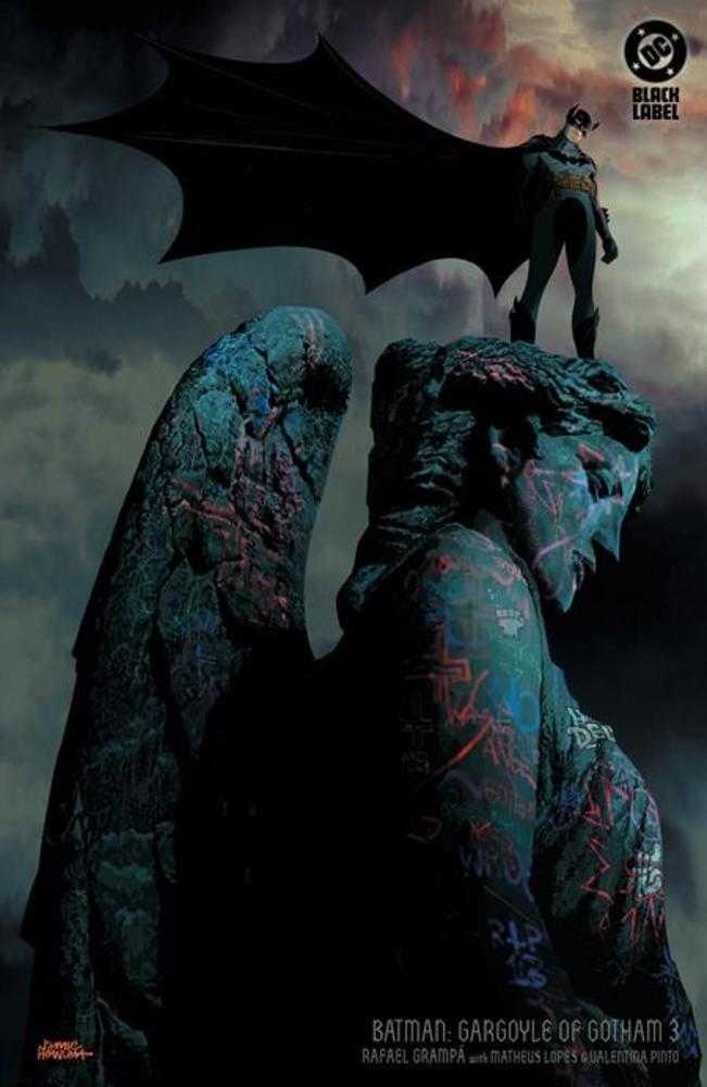 Batman Gargoyle Of Gotham #3 (Of 4) Cover B Jamie Hewlett Variant - Mature Comic Book for DC Collectors | Perfect for Display, Gifts & Batman Fan Collections