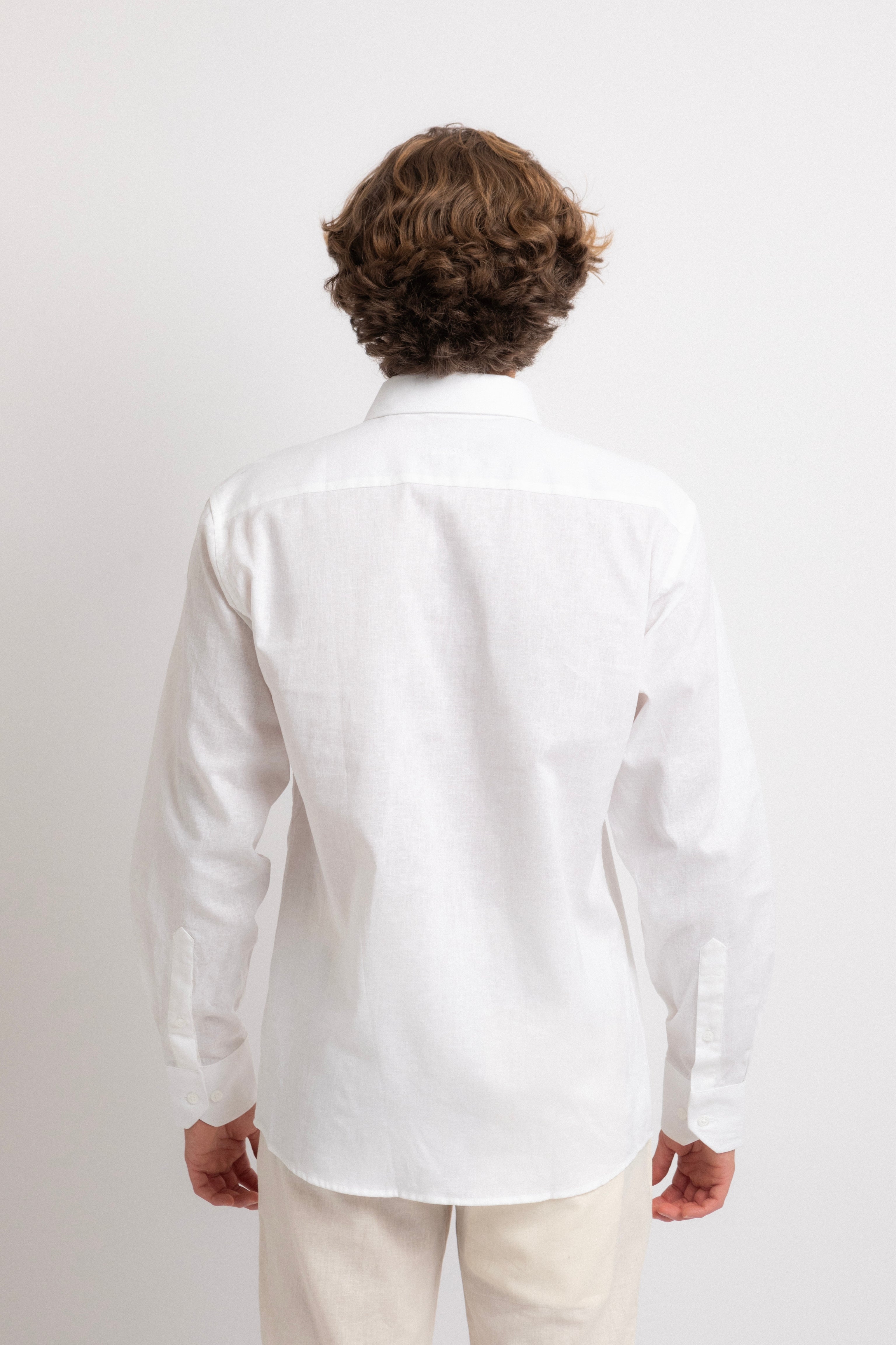 Stylish Cannes White Linen Shirt for Men & Women | Breathable Summer Casual Wear | Perfect for Beach Vacations, Weddings & Outdoor Events