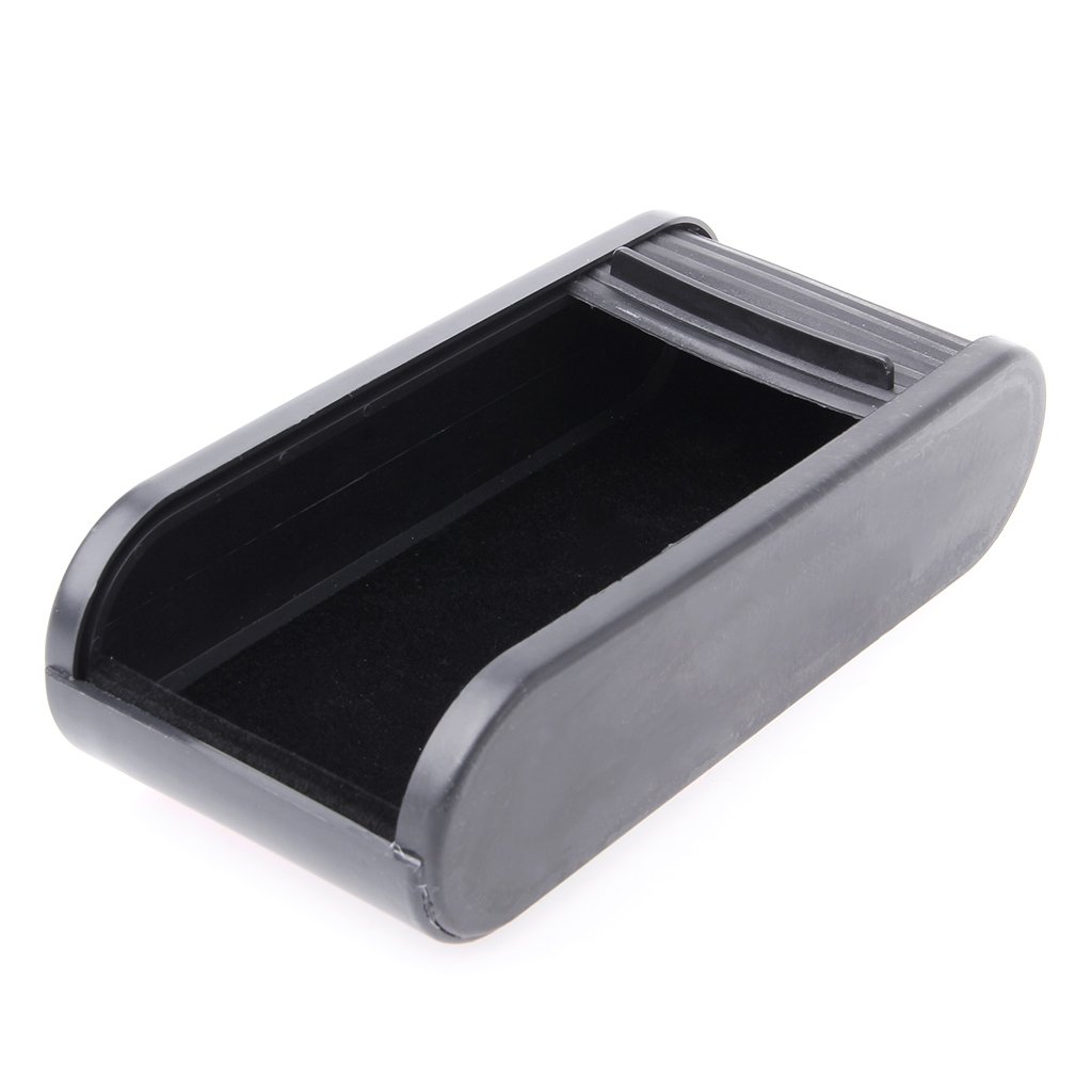 Universal Car Storage Organizer Box - Flexible Auto Coin Holder & Cover Container for Glove Box, Center Console & Door Pockets - Perfect for Road Trips & Daily Commute