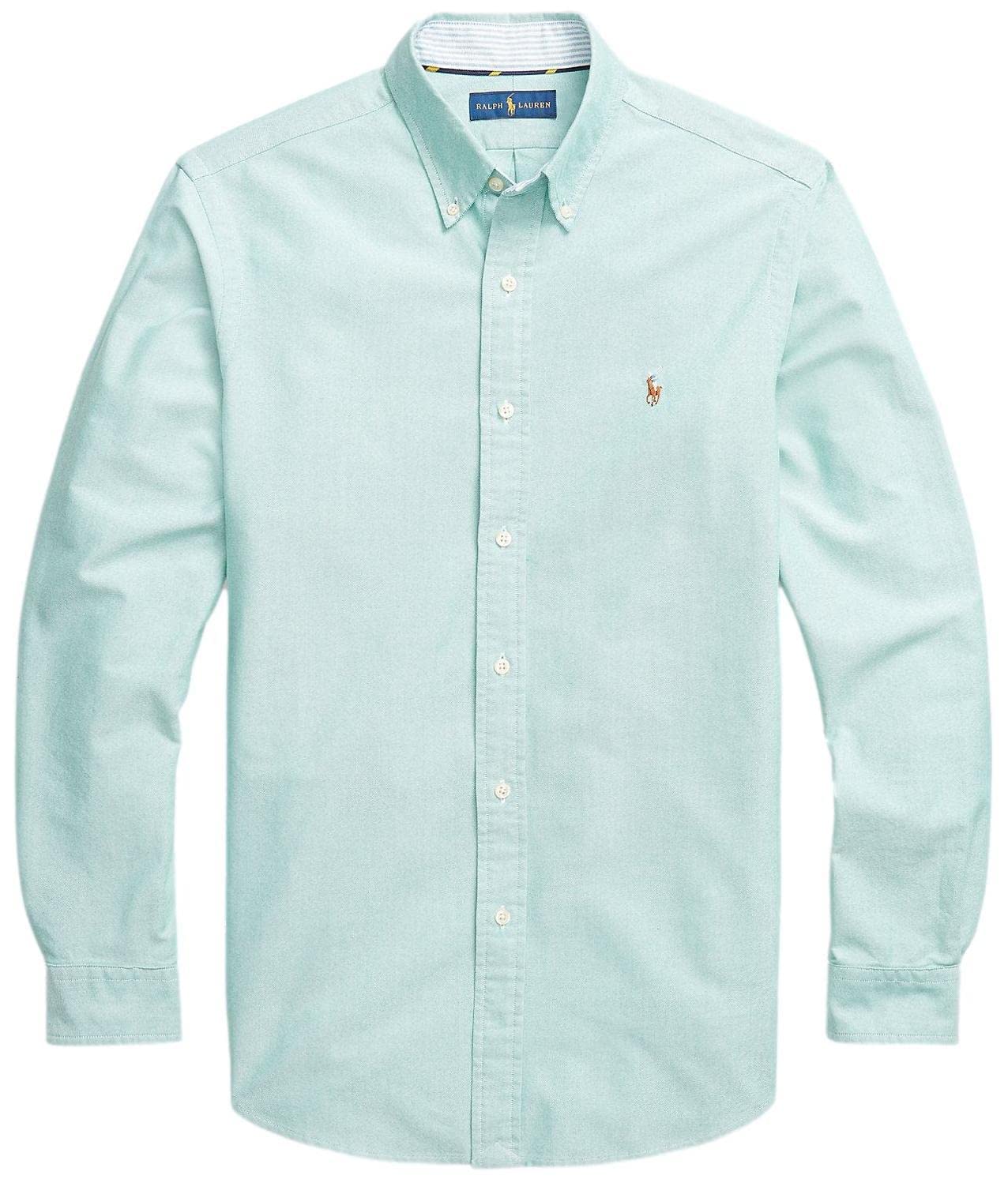 Polo Ralph Lauren Men's Classic Long Sleeve Oxford Shirt - Premium Cotton Dress Shirt for Business & Casual Wear | Perfect for Office, Date Night & Formal Events