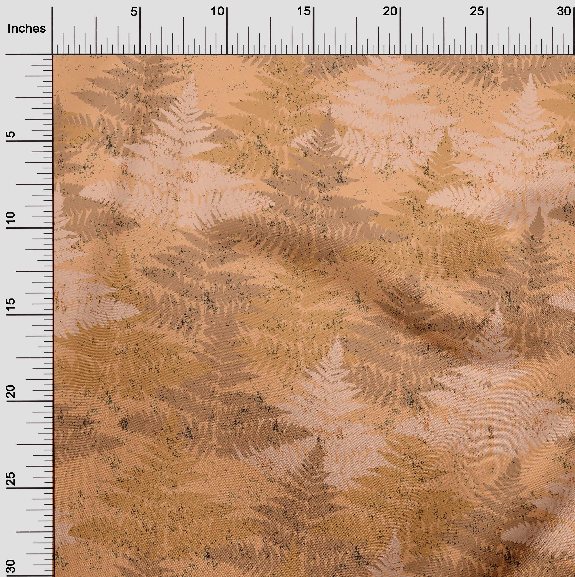 oneOone Velvet Peach Fabric - Tropical Printed Sewing Fabric by The Yard, 58 Inch Wide - DIY Clothing, Home Decor & Craft Supplies for Dresses, Curtains, Pillows