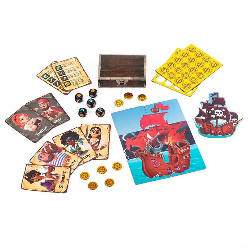 Traitor's Tide Dice Game - Strategic Board Game for Family Game Night & Party Fun | Adventure Themed Tabletop Game for Adults & Teens