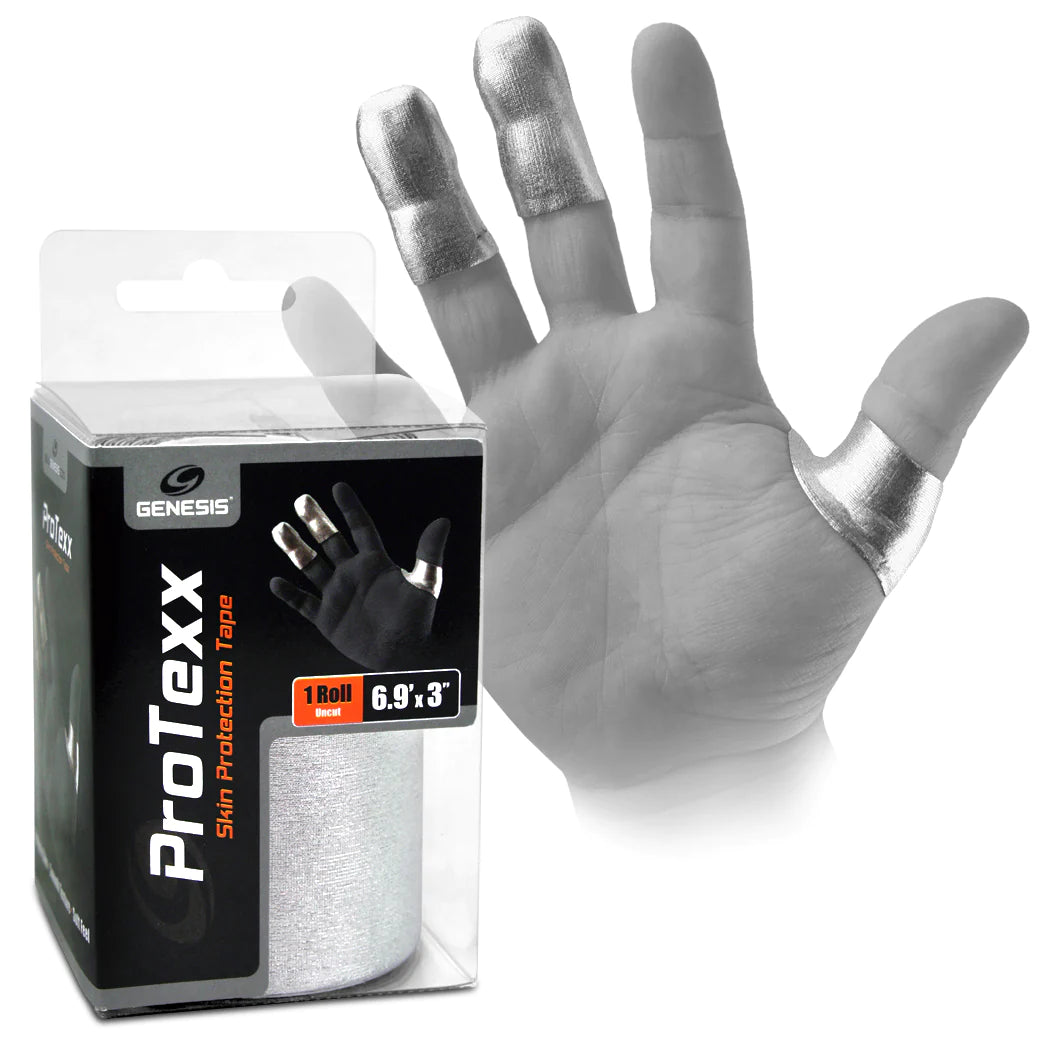 Genesis Pro Texx Silver Skin Protection Tape - Athletic & Medical Grade Adhesive for Joint Support, Wound Care & Injury Prevention - Ideal for Sports, Workouts & Daily Activities