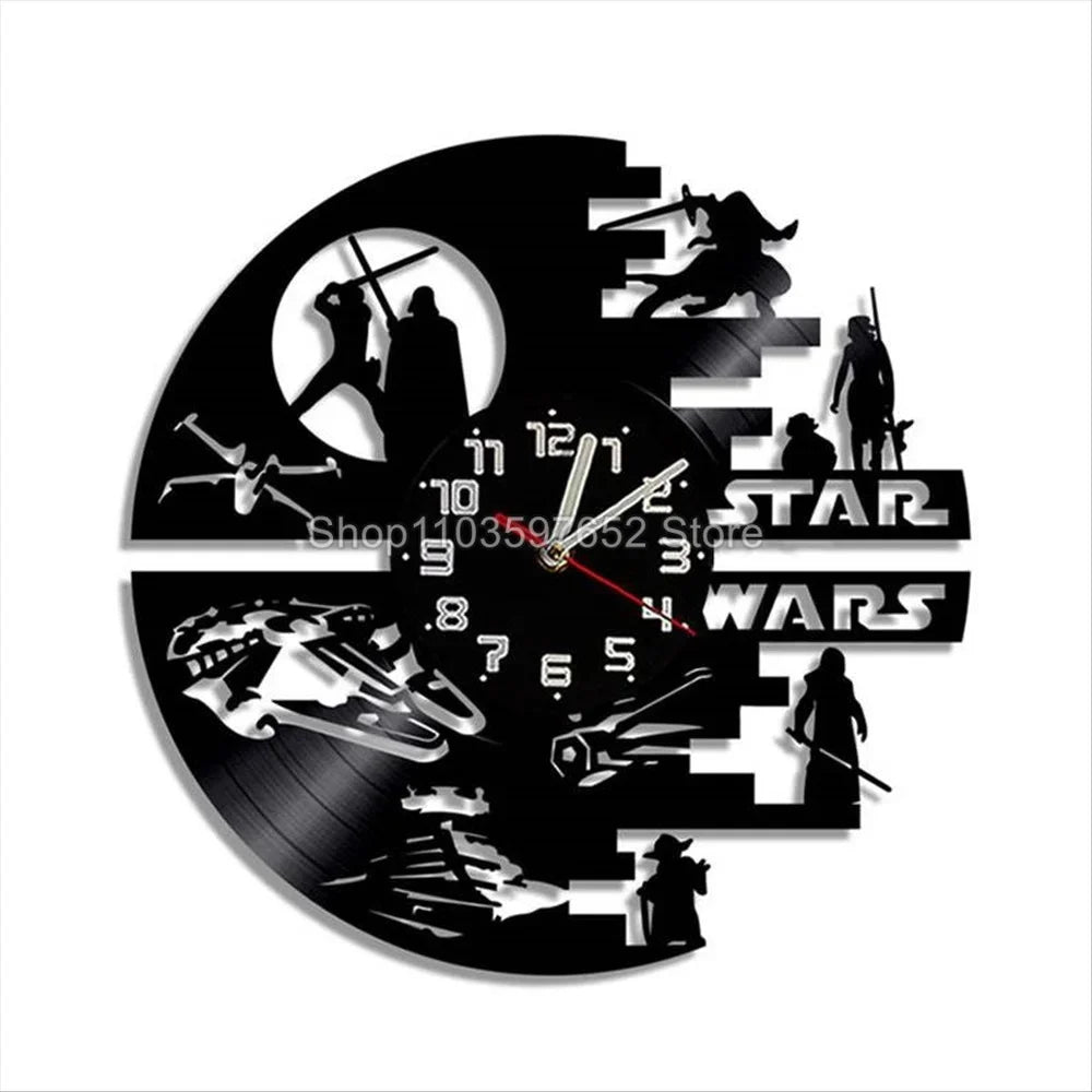 Space Series Wall Clock – 30cm Acrylic Modern Sci-Fi Design for Living Room, Bedroom & Office Decor