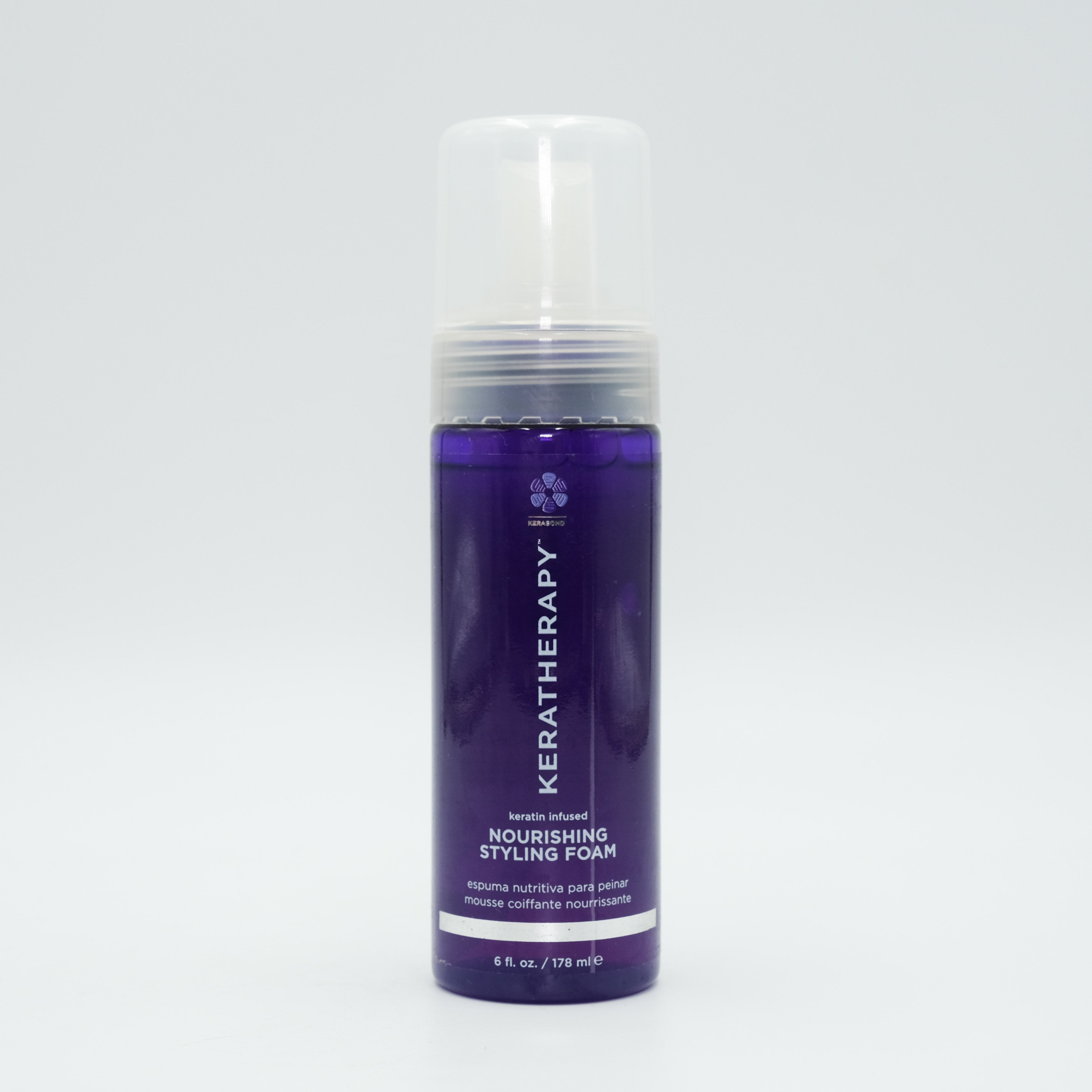 Keratherapy Keratin Infused Nourishing Styling Foam 6 oz - Volumizing & Frizz Control Hair Mousse for Smooth, Shiny Styles - Perfect for Daily Use & Special Occasions