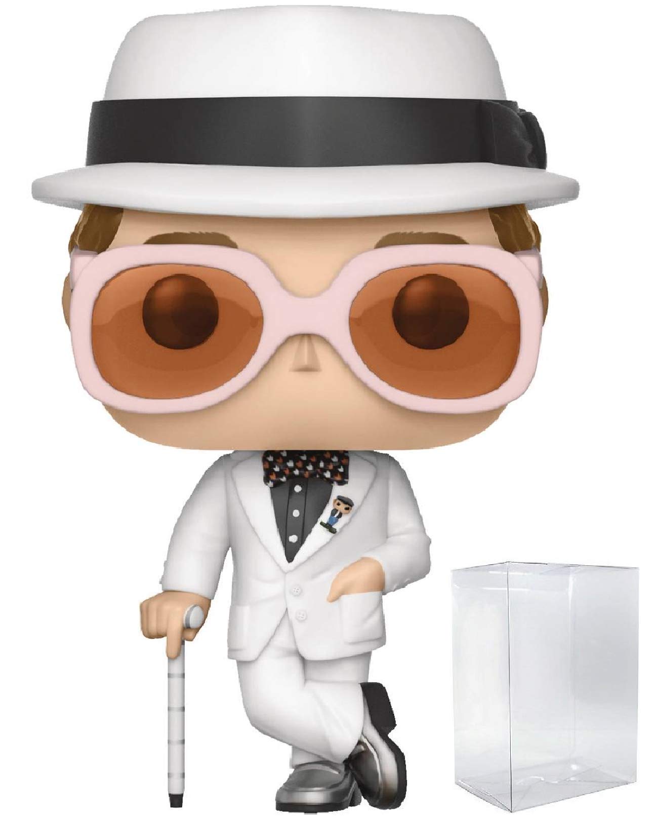 Funko Pop! Vinyl Figure - Elton John Greatest Hits Collectible with Pop Box Protector Case | Perfect for Music Fans & Pop Culture Collectors | Display on Shelves, Desks, or Gift for Special Occasions
