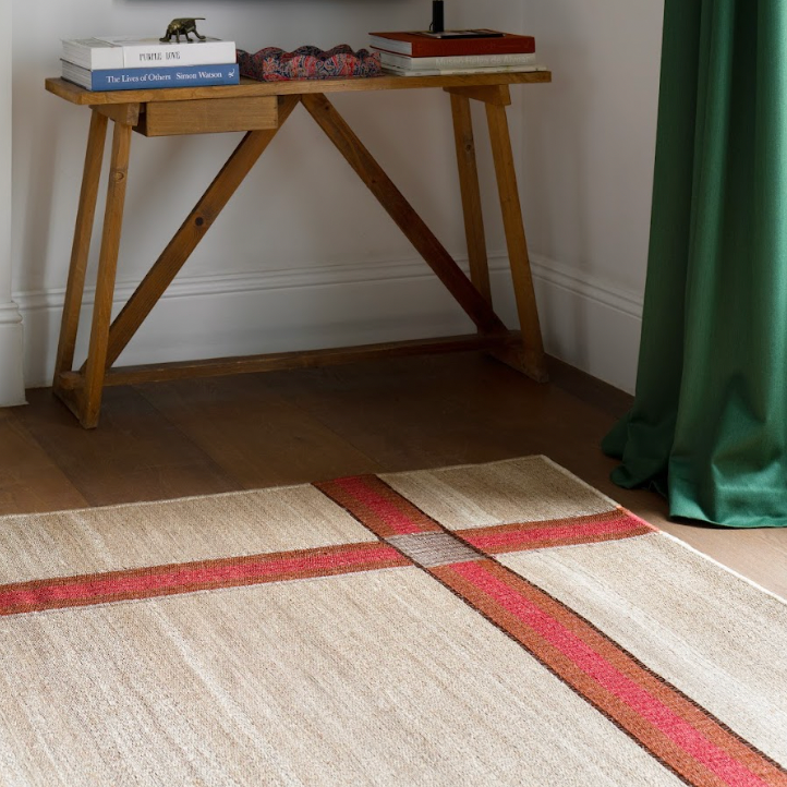 Nina Litchfield Studios x Tapistelar Lina Rug - Modern Handmade Area Rug for Living Room, Bedroom, Dining Room | Soft & Durable Home Decor for Boho, Scandinavian & Contemporary Interior Design