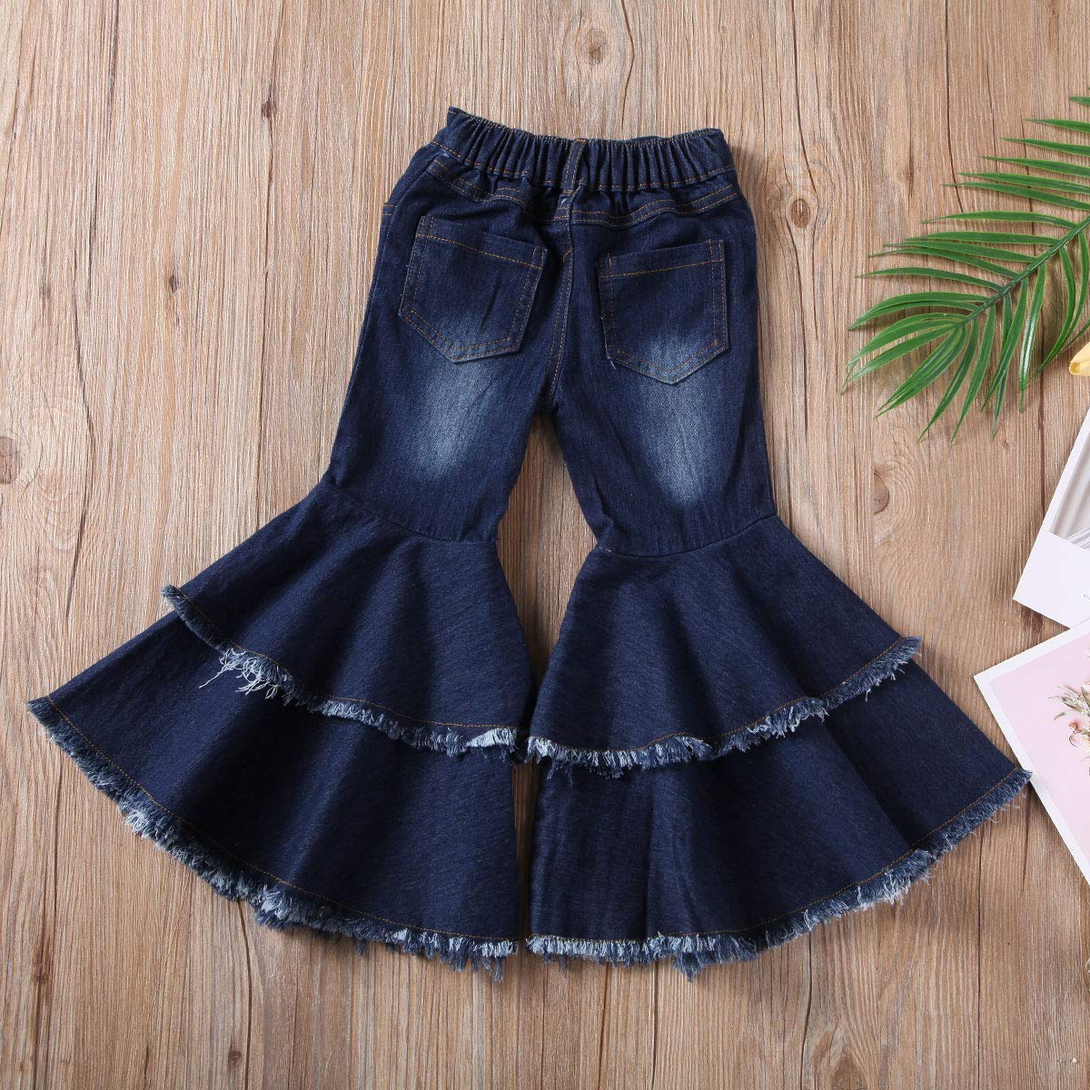 Toddler Bell Bottom Pants for Baby Girls - Soft Ruffle Leggings & Flare Trousers | Cute Outfit for Playdates, Parties & Everyday Wear