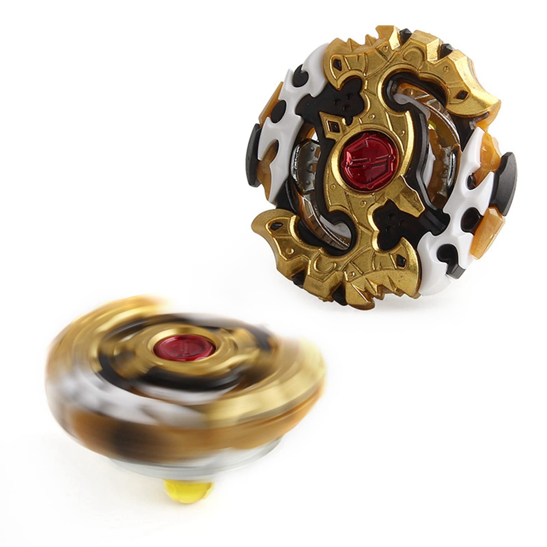 DWIN Beyblade Burst Booster GT Starter B-132 02 Spriggan Requiem .7.Ab Spinning Top Battle Set with B-184 Custom String Launcher (Left+Right Spin) & Grip - Perfect for Competitive Play & Beyblade Tournaments