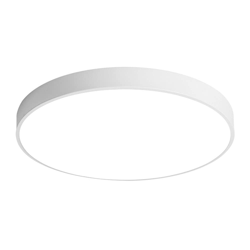 Ultra-Thin 1.9 Inch Round LED Panel Light - Modern White Ceiling Lamp for Embedded Installation | Energy-Efficient Flat Lighting Fixture for Home, Office & Commercial Spaces