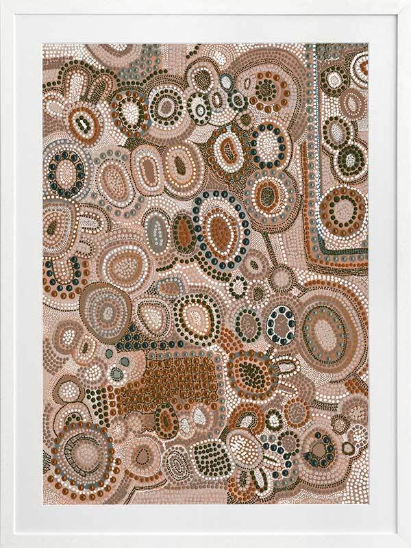 Dharrang Framed Wall Art Print - Modern Canvas Painting for Living Room, Bedroom & Office Decor