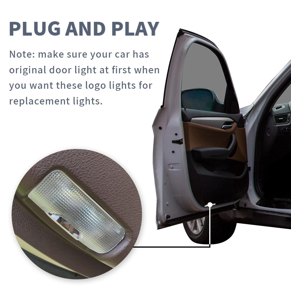 Outback LED Door Logo Projector Puddle Lamp - Never Fade Car Courtesy Step Light with HD Laser for Subaru Outback Accessories | Enhance Nighttime Safety & Style for Your Vehicle