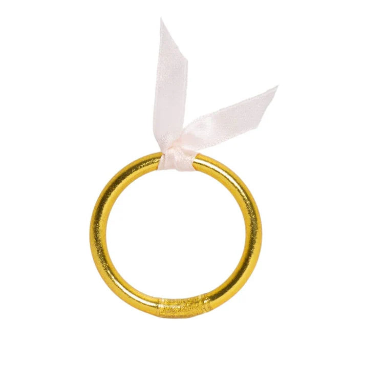 BuDhaGirl Gold All Season Baby Bangle - Perfect for Everyday Wear, Gifts, and Special Occasions