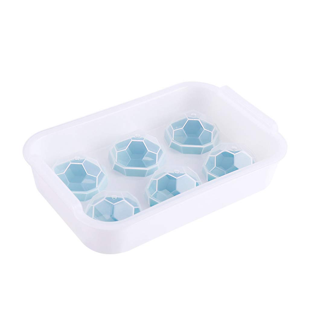 Premium Silicone Ice Ball Mold Tray - Whiskey Sphere Maker for Cocktails, Bourbon & Scotch - Reusable Bar Accessories for Home, Kitchen & Professional Use - Perfect for Chilling Drinks Without Dilution
