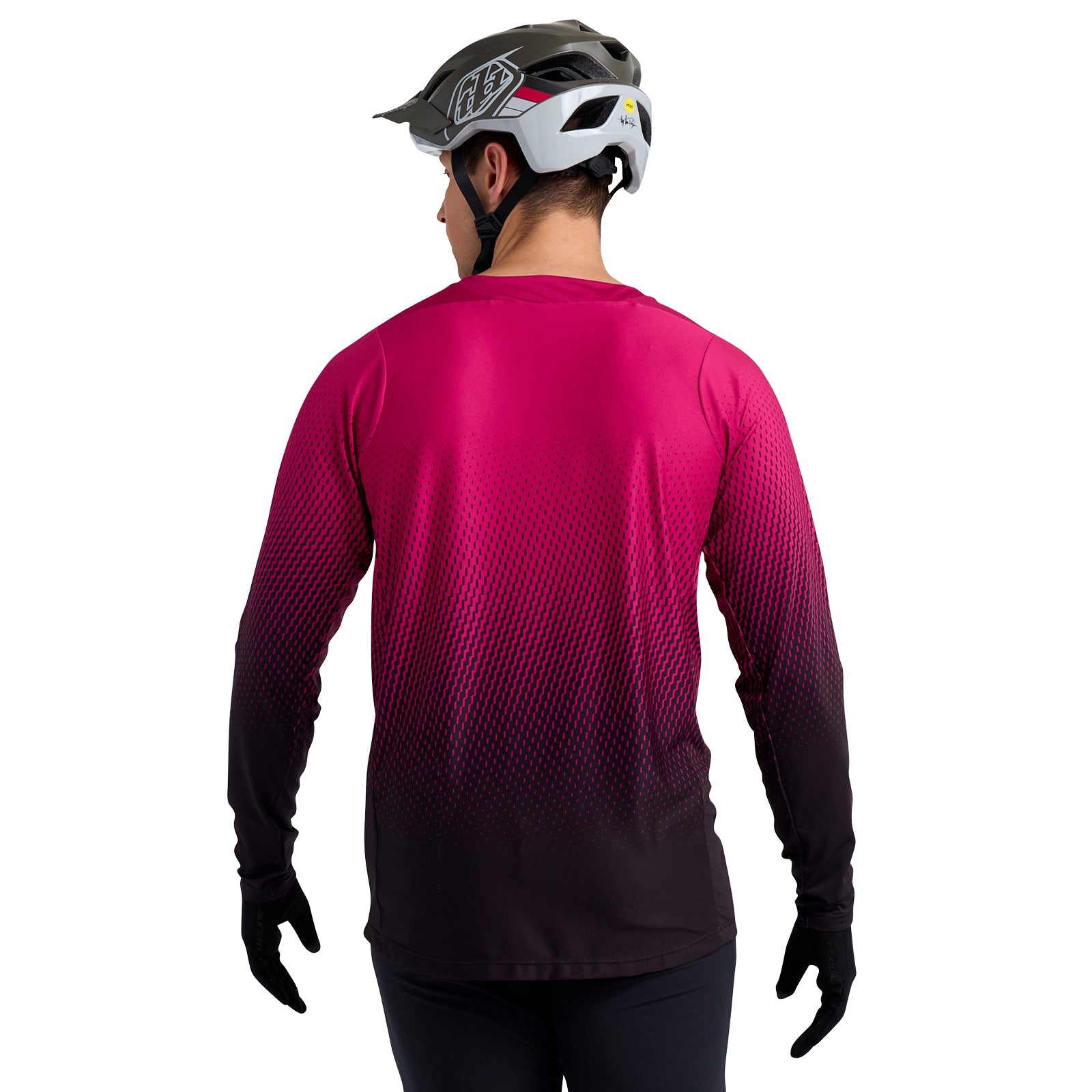 Skyline LS Jersey Buzzed Berry - Premium Long Sleeve Cycling Shirt for Men & Women - Comfortable Breathable Fabric for Road Biking, Mountain Biking & Outdoor Sports