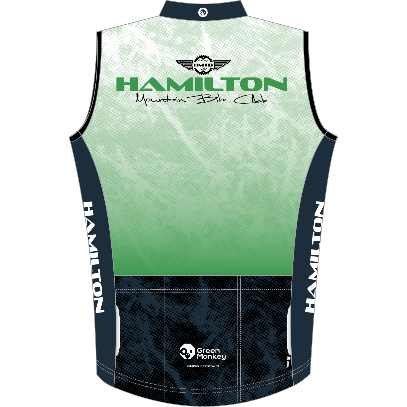 Hamilton MTB Club Gilet Vest - Lightweight Cycling Vest for Men & Women - Perfect for Mountain Biking, Road Cycling & Outdoor Adventures