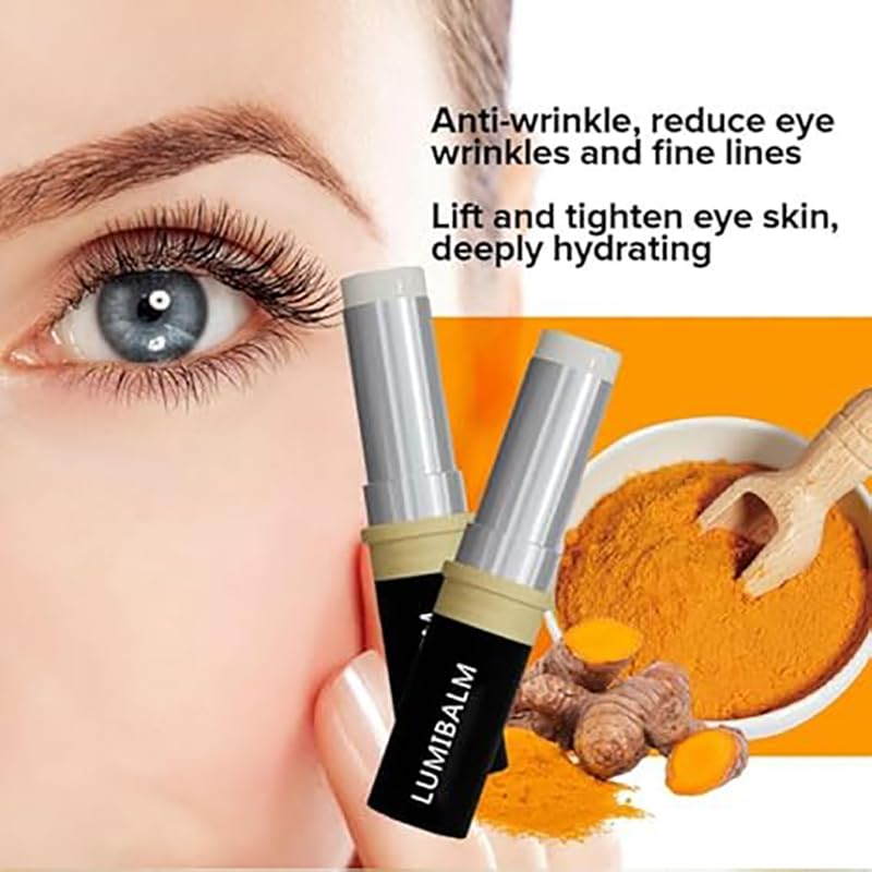 **Lumibalm Eye Cream for Under Eye Bags – Instant Dark Circle & Puffiness Reducer (4-Pack) – Brighten & Refresh Tired Eyes for Work, Travel & Late Nights**