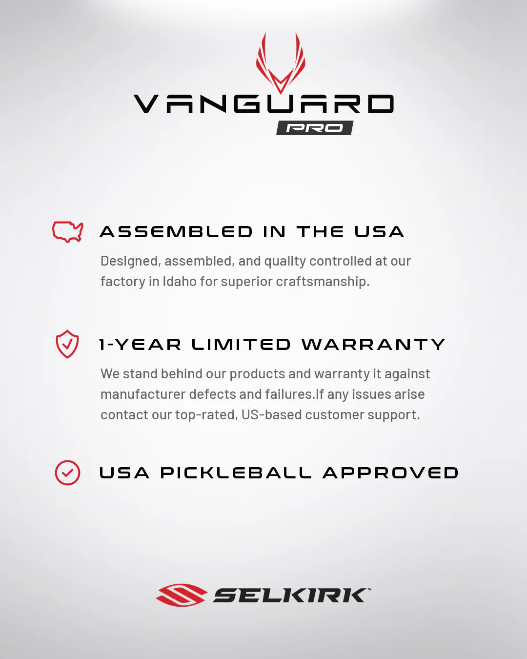 Selkirk Vanguard Pro Epic Pickleball Paddle - Premium Carbon Fiber Paddle for Competitive Play | Perfect for Tournaments & Outdoor Games