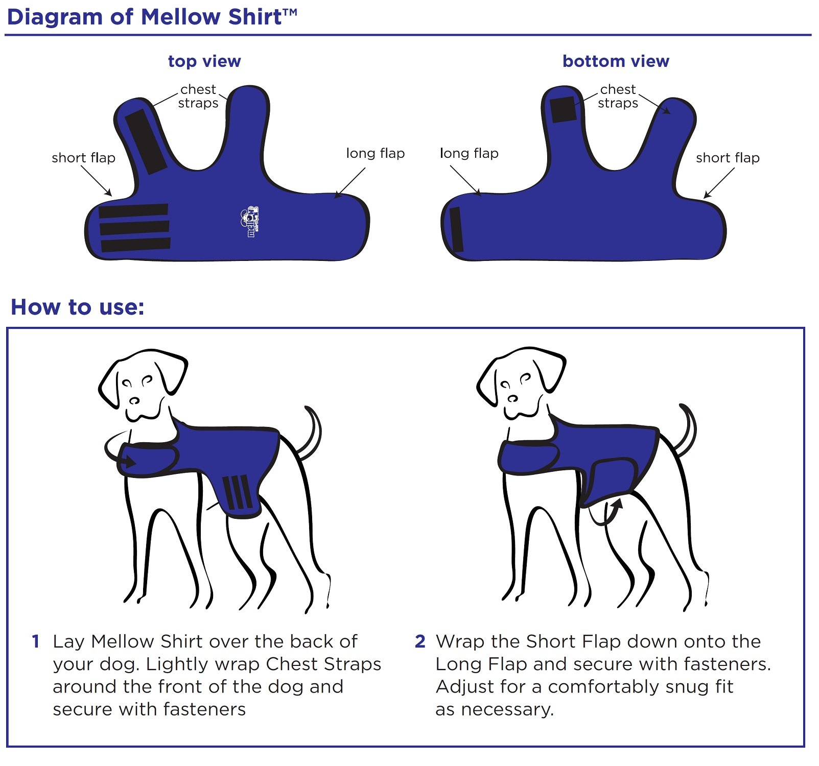 Best Dog Anxiety Calming Wrap for Large Dogs - Aluminum Alloy Anti-Stress Vest - Perfect for Thunderstorms, Fireworks & Separation Anxiety Relief