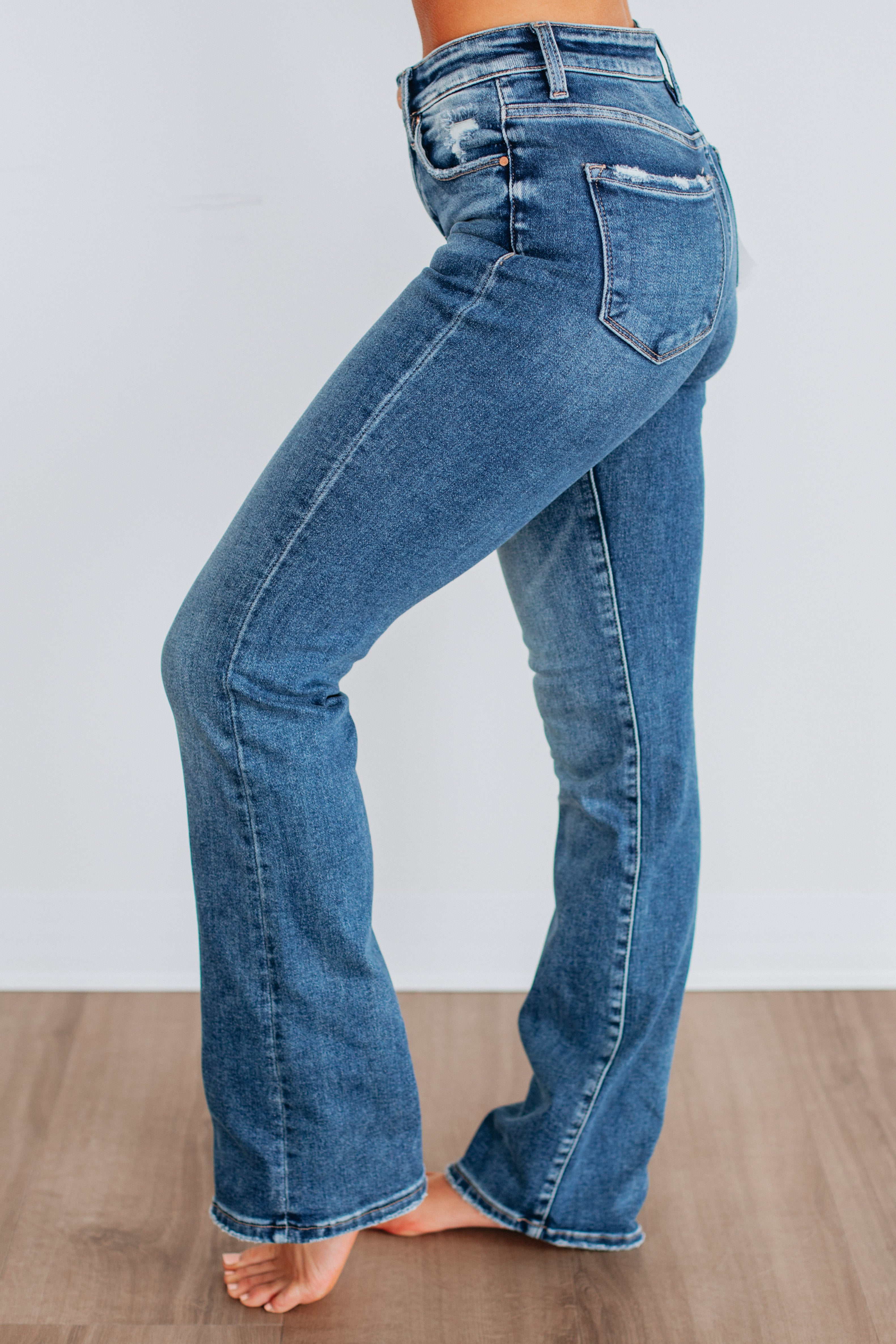 Stylish Dellah Risen Jeans for Women - High Waist Slim Fit Denim Pants | Perfect for Casual Wear, Office & Night Out