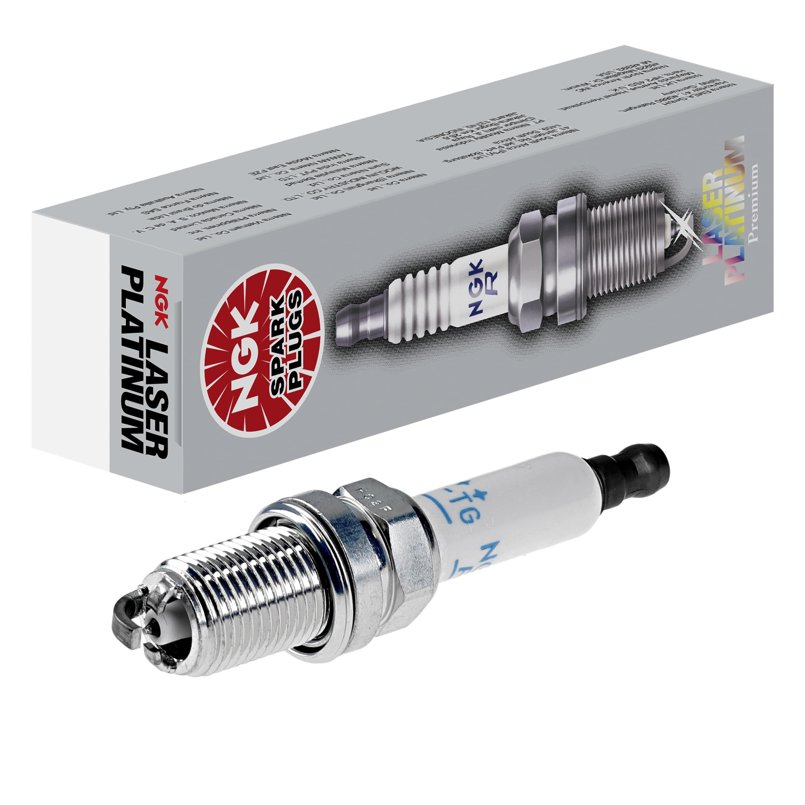 NGK 5547 PFR6W-TG Laser Platinum Spark Plug - High Performance Ignition for Cars & Trucks - Perfect for Daily Commuting & Highway Driving