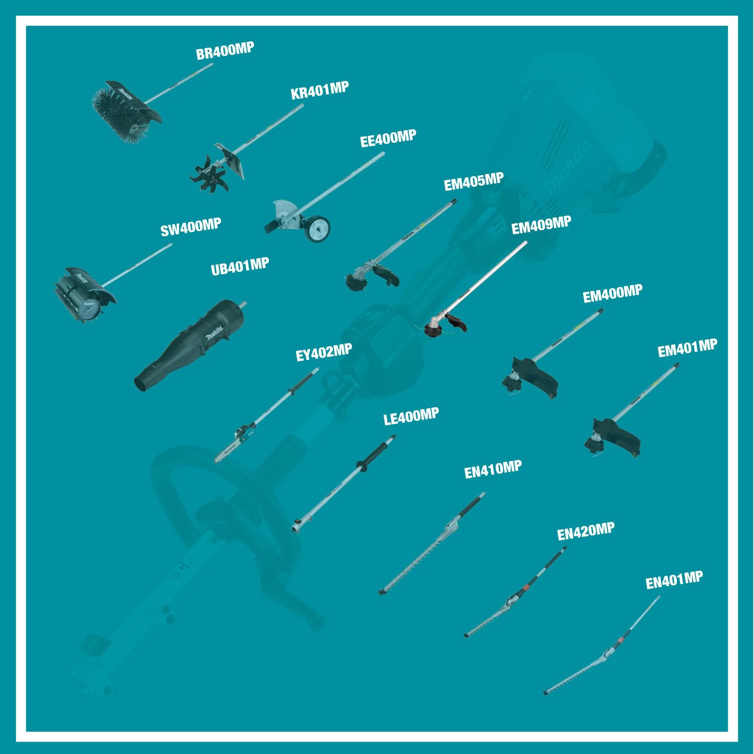 Makita EM409MP 13-Inch String Trimmer Coupler Shaft Attachment - Compatible with Makita Trimmers for Lawn Care, Landscaping & Yard Maintenance