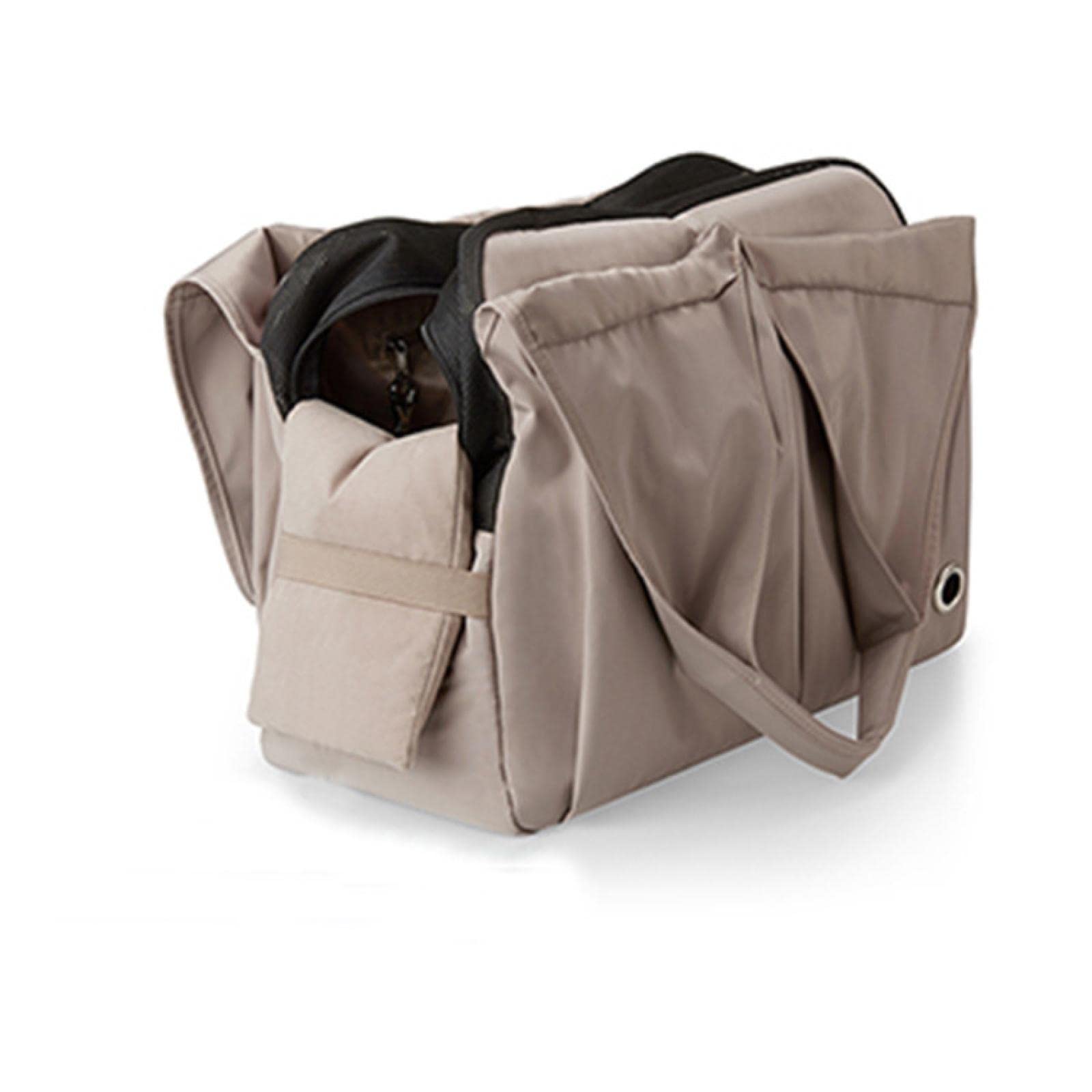 Xinghai Pet Supplies - Breathable Travel Shoulder Dog Carrier Bag, Lightweight & Comfortable for Small Dogs - Perfect for Outdoor Walks, Hiking & Travel - Beige