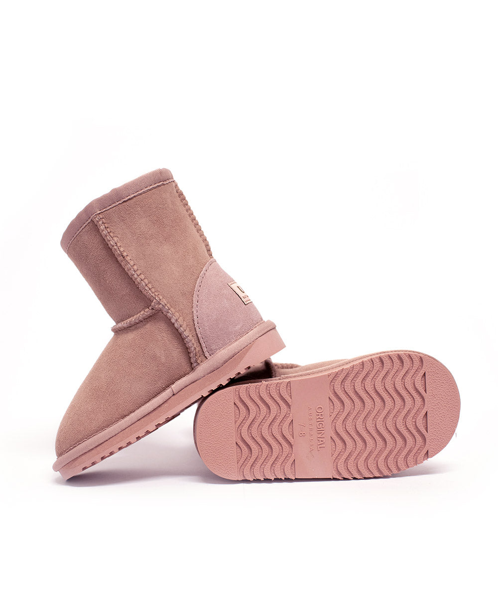 Kids UGG Classic Short Boots - Warm & Cozy Winter Boots for Boys & Girls - Perfect for Snow, School & Outdoor Activities