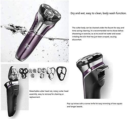 LIIAV Rechargeable Electric Shaver for Men with Pop-Up Trimmer - IPX7 Waterproof Wet/Dry Shaving, Cordless Multifunctional Razor - Perfect for Travel, Gym & Daily Grooming
