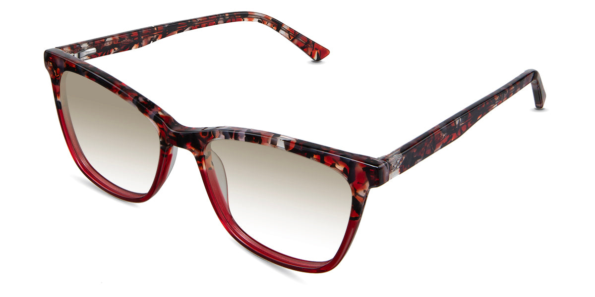 Paisley Print Women's Prescription Tinted Glasses - Stylish & UV Protection for Outdoor Activities, Driving, and Fashion Accessories