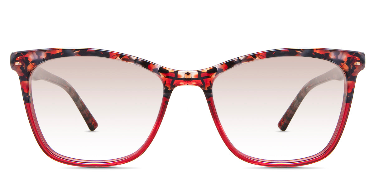 Paisley Print Women's Prescription Tinted Glasses - Stylish & UV Protection for Outdoor Activities, Driving, and Fashion Accessories
