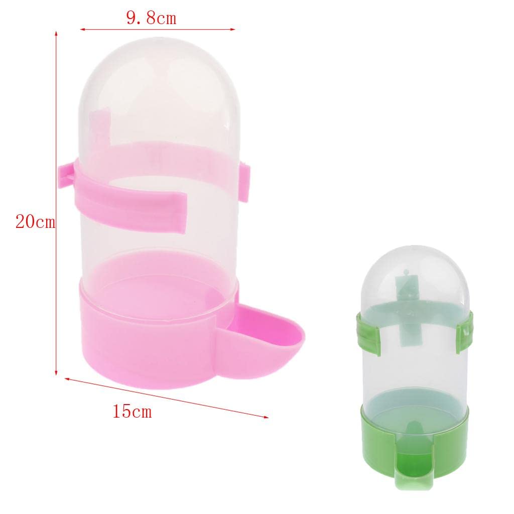 UJEAVETTE® 1000ml Pink Pet Water Fountain - Automatic Drinking Water Dispenser for Cats & Dogs, Perfect for Home, Office, and Travel Use