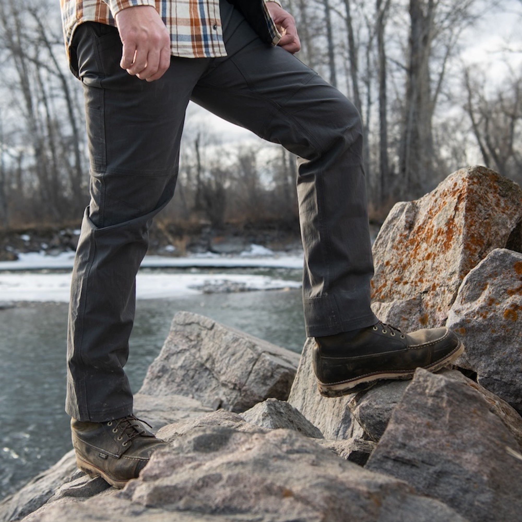 Men's Ridgeline Outdoor Pants - Durable Hiking & Travel Pants for Adventure, Camping & Everyday Wear