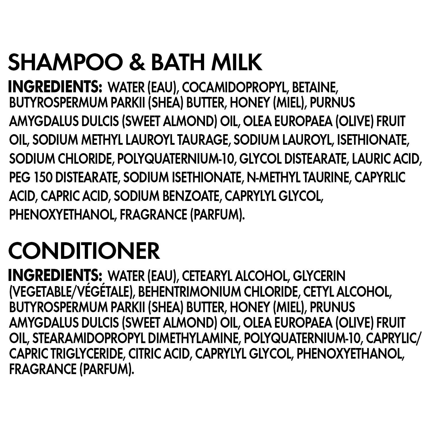 Shea Moisture Baby Care Gift Set - Manuka Honey & Lavender Nighttime Shampoo, Bath Milk & Deep Conditioner for Relaxing Baby Bath Time (2-Piece Set) | Perfect for Newborns & Infant Bedtime Routine