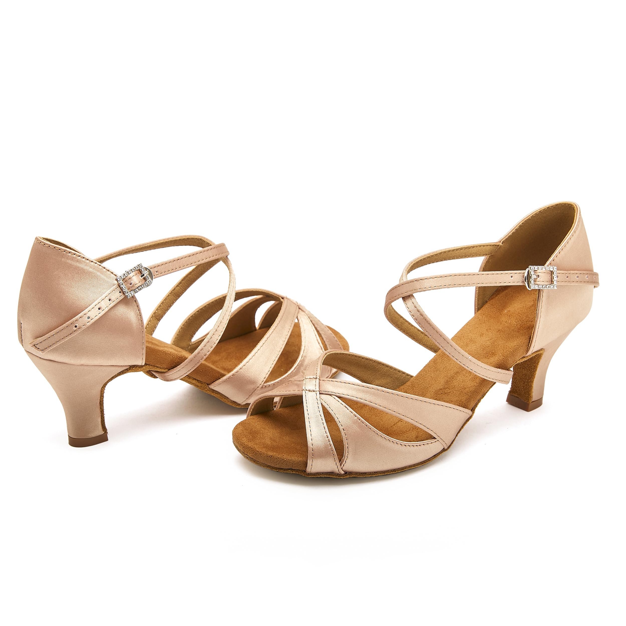 Best Women's Latin Dance Shoes for Salsa & Ballroom - 2.5 & 3 Inch Heel - Comfortable & Stylish Dance Shoes for Women - Perfect for Dance Classes, Performances & Social Dancing