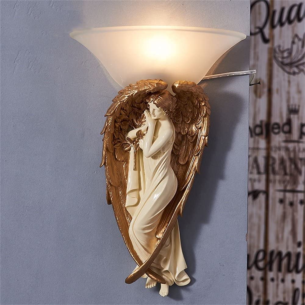European-Style Wall Lamp - Simple & Elegant Brown Candle Wall Light for Living Room, Bedroom, Staircase & Hallway Decor | Romantic Ambiance Lighting for Home Interior