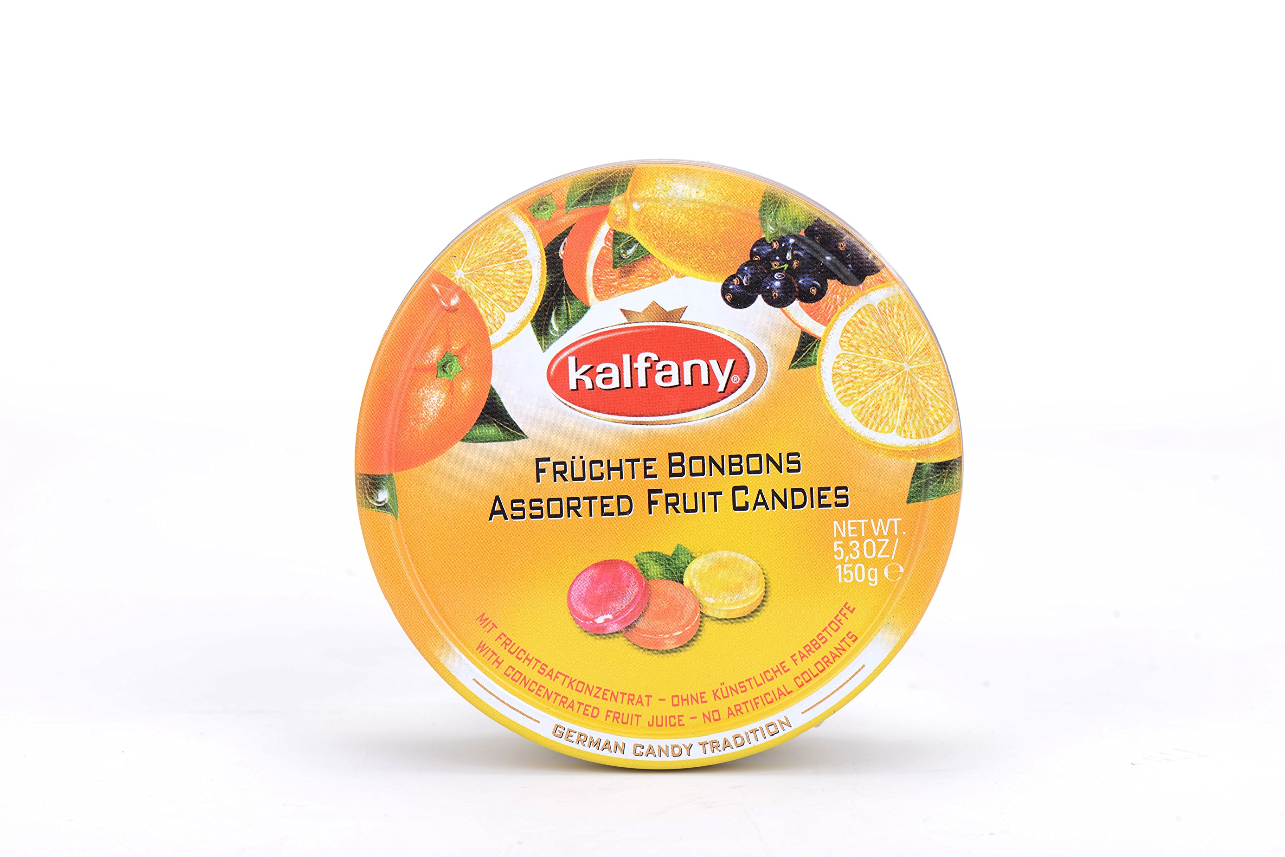 Kalfany Assorted Fruit Flavored Hard Candies - 150g/5.3oz Bulk Pack - Perfect for Party Favors, Office Snacks & Gift Baskets