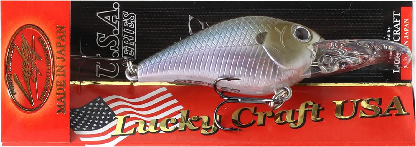 Lucky Craft LC 0.5DD Freshwater Bass Fishing Lure - Deep Diving Crankbait for Smallmouth & Walleye - Floating Tournament-Grade Bait with Perfect Wobble Action - Ideal for Bass Fishing Tournaments and Freshwater Angling