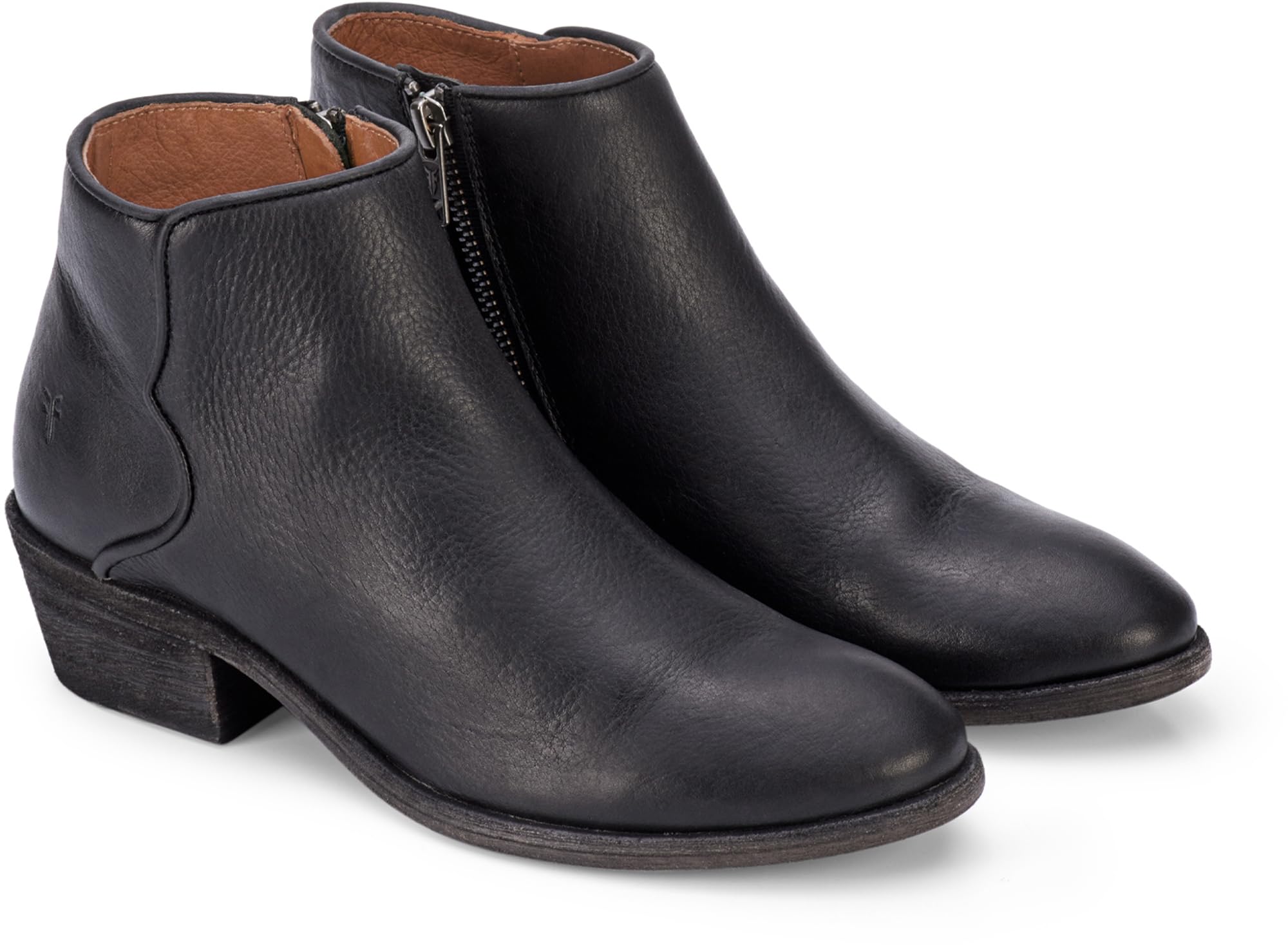 Frye Carson Piping Booties for Women - Soft Full-Grain Leather Western Ankle Boots with Signature Piping Detail & Leather Lining - 4