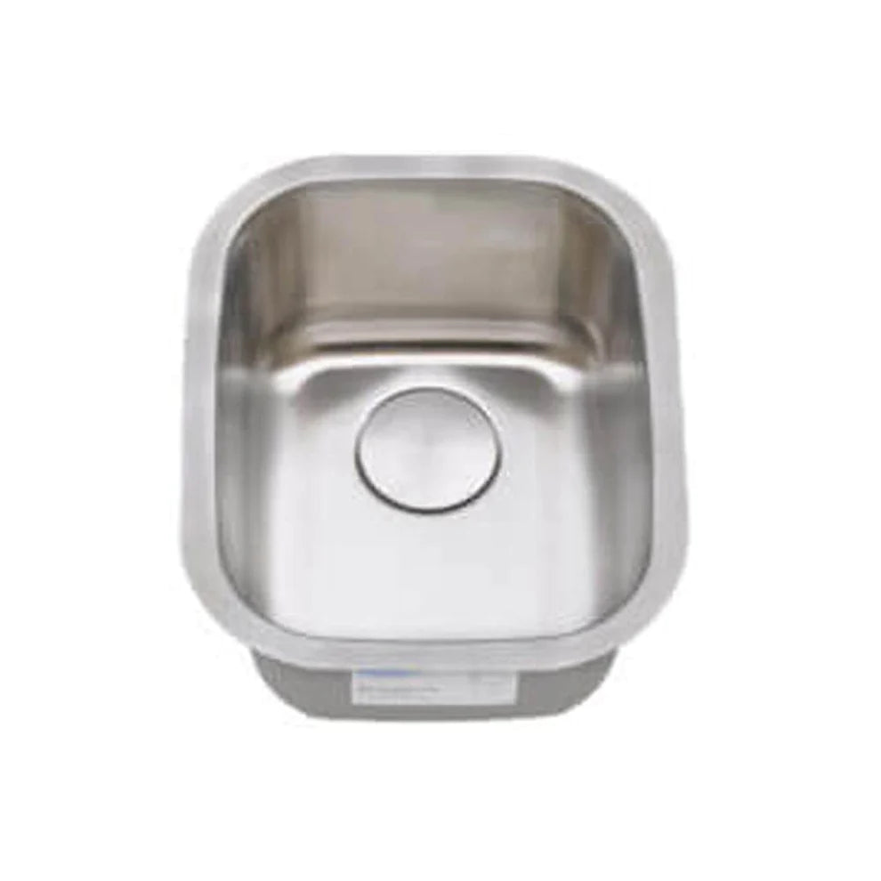 Allora USA KSN 1518 15x18x8 Inch Stainless Steel Kitchen Sink - Durable & Rust-Resistant for Modern Home, Restaurant, or Commercial Use